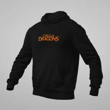 Call of Dragons Hoodie, Call of Dragons Logo Black Sweatshirt