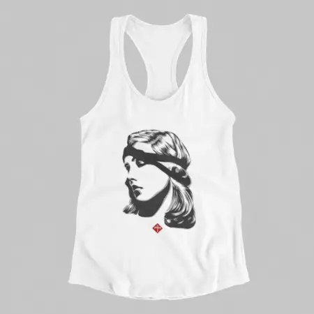 Debbie Obey Tank Top, Debbie Harry Destiny White Athlete
