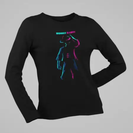 Monkey D Luffy Long Sleeve, Monkey D Luffy Black Longsleeve