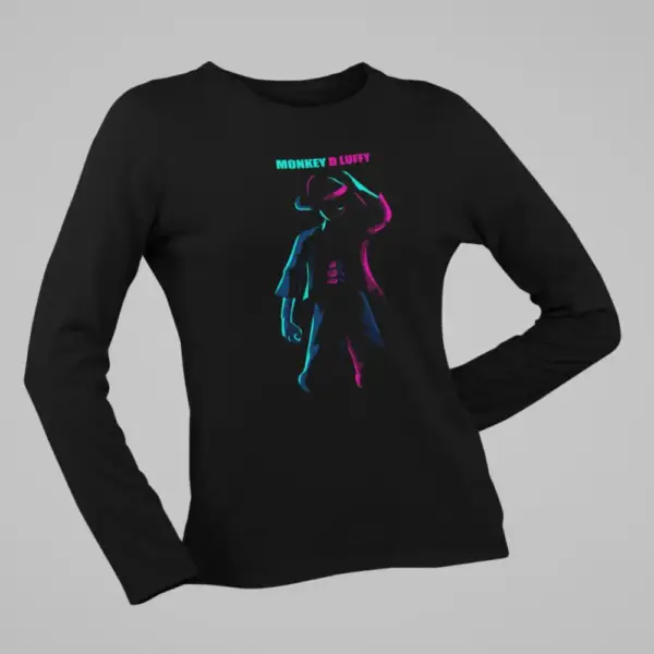 Monkey D Luffy Long Sleeve, Monkey D Luffy Black Longsleeve