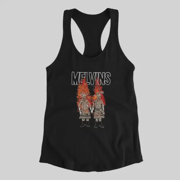 Melvins Tank Top, Melvins Twins of Evil Black Athlete