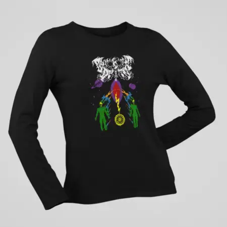 Ouroboric Deity Long Sleeve, Ouroboric Deity Calleth the Void Black Long Sleeve