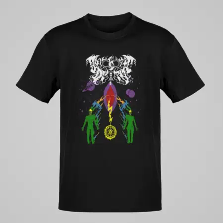 Ouroboric Deity T-Shirt, Ouroboric Deity Calleth the Void Black T-Shirt