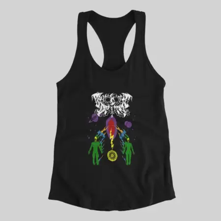 Ouroboric Deity Tank Top, Ouroboric Deity Calleth the Void Black Athlete