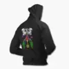 Ouroboric Deity Zip Hoodie, Ouroboric Deity Calleth the Void Black Zip Sweatshirt