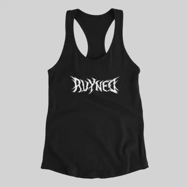 Ruyned Tank Top, Ruyned Logo Black Athlete