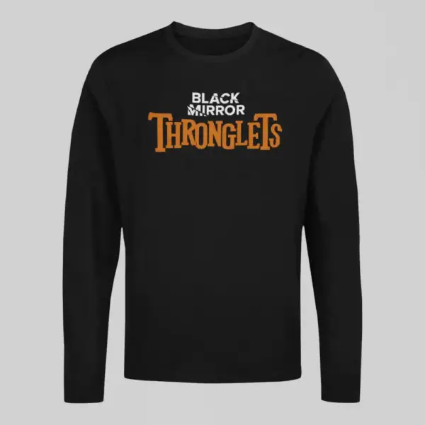 Black Mirror Thronglets Black Long Sleeve