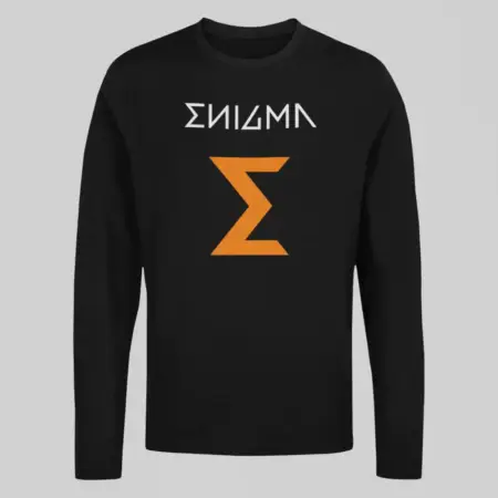Enigma Logo Black Long Sleeve