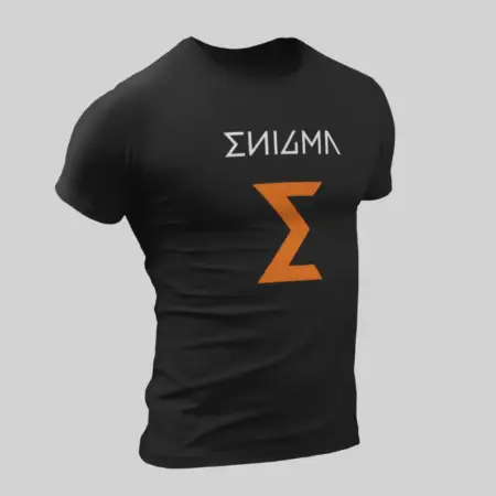 Enigma Logo Black T-Shirt