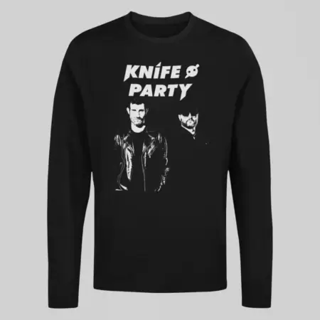 Knife Party Artwork Black Long Sleeve