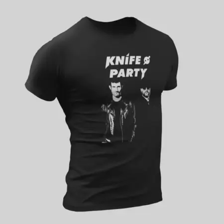 Knife Party Artwork Black T-Shirt