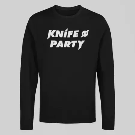 Knife Party Logo Black Long Sleeve