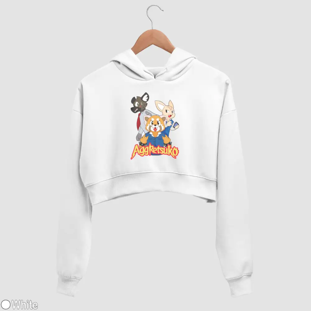 Aggressive Retsuko Aggretsuko Women’s Crop Hoodie