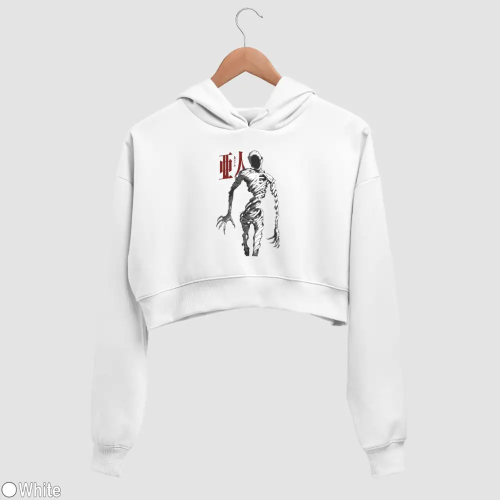 Ajin Demi-Human Women’s Crop Hoodie - Image 2