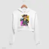 Edward and Ein Women’s Crop Hoodie