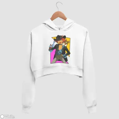 Edward and Ein Women’s Crop Hoodie