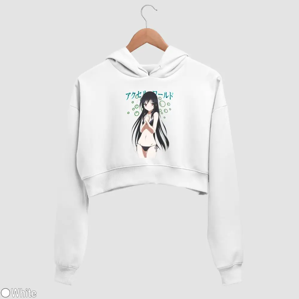 Kuroyukihime Women’s Crop Hoodie - Image 2