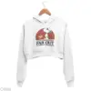 Snoopy Far Out Women’s Crop Hoodie